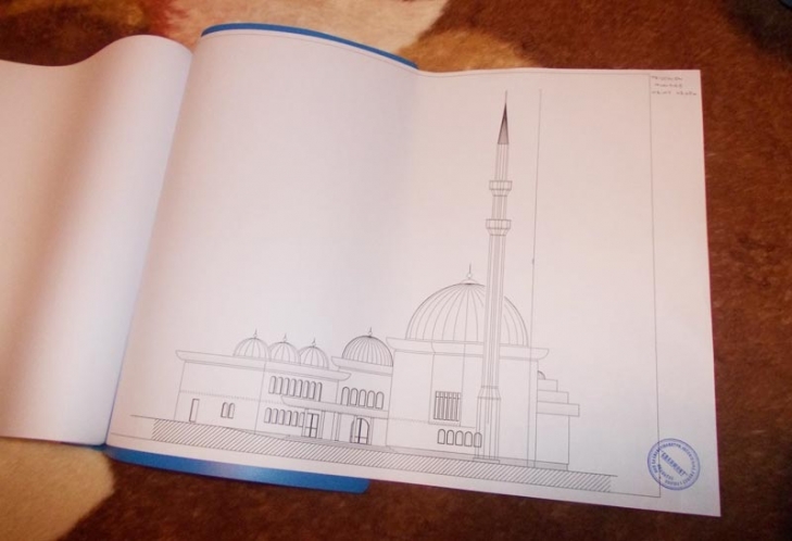 Idejno rješenje džamije u Sapni