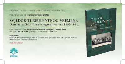 Promocija monografije &ldquo;Svjedok turbulentnog vremena&ldquo;