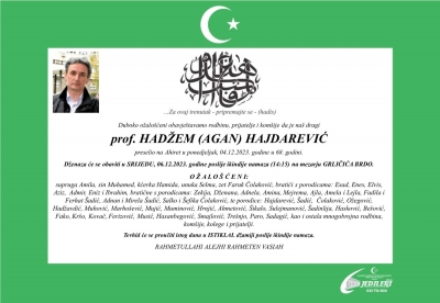 Hadžem Hajdarević (1956 - 2023): Ta'zija redakcije Preporoda