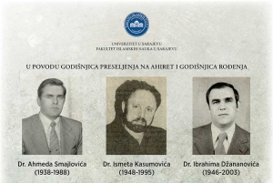Sjećanje na dr. Ahmeda Smajlovića, Ismeta Kasumovića i dr. Ibrahima Džananovića