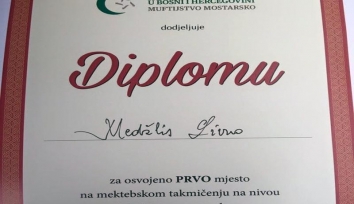 Održana zavr&scaron;na takmičenja na nivou Muftijstva mostarskog
