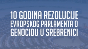 Tribina povodom 10 godina Rezolucije Evropskog parlamenta o genocidu u Srebrenici