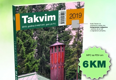 Kratak pregled sadržaja Takvima za 2019. godinu