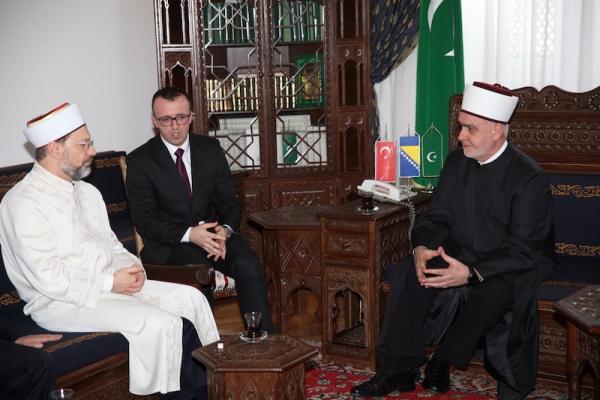 Reisu-l-ulema primio dr. Alija Erba&scaron;a, predsjednika Uprave za vjerske poslove Republike Turske- Diyaneta