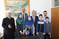 Glavni imam svečanim prijemom ukazao po&scaron;tovanje pobjednicima mektpskog takmičenja