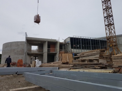 Izgradnja munare IKC Sisak i zavr&scaron;etak kupole