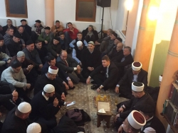 Muftija ljubljanski  na mevludu u džematu Nur Han